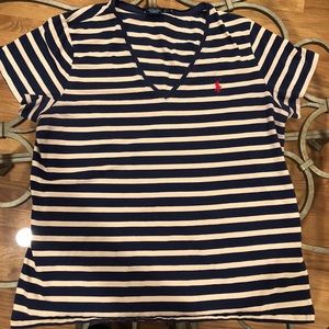 Ralph Lauren Sport XL navy&beige T-shirt